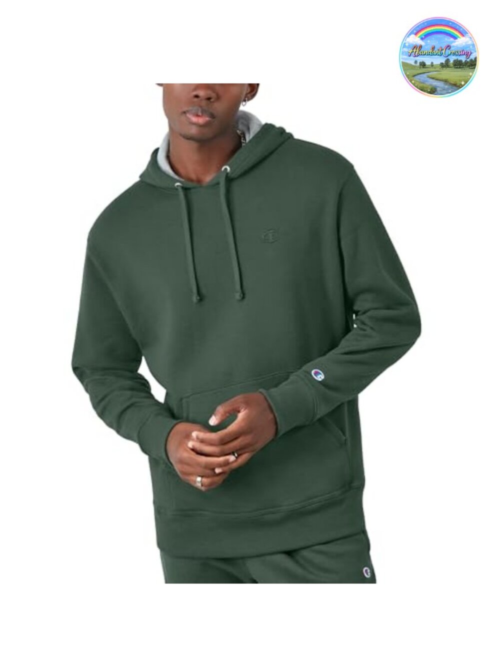 Champion Midweight Cotton Blend Pullover Hoodie